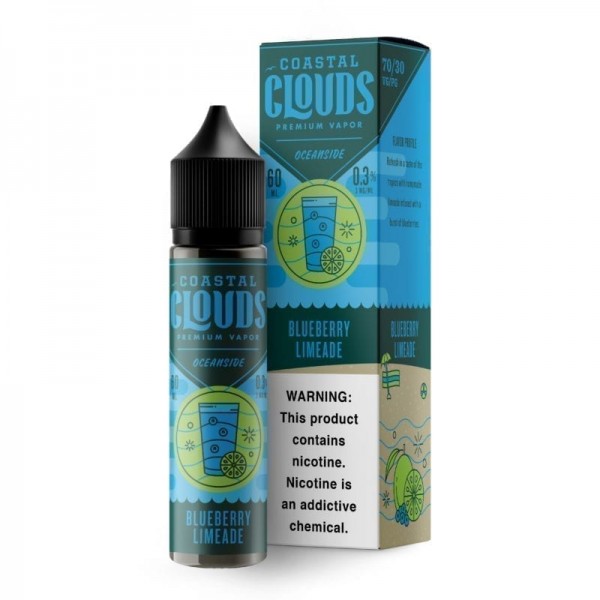 Coastal Clouds – Blueberry Limeade 50ml (Shortfill)