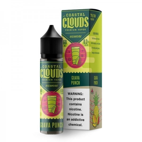 Coastal Clouds – Guava Punch 50ml (Shortfill)