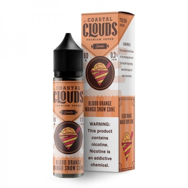 Coastal Clouds – Blood Orange Mango Snow Cone 60ml