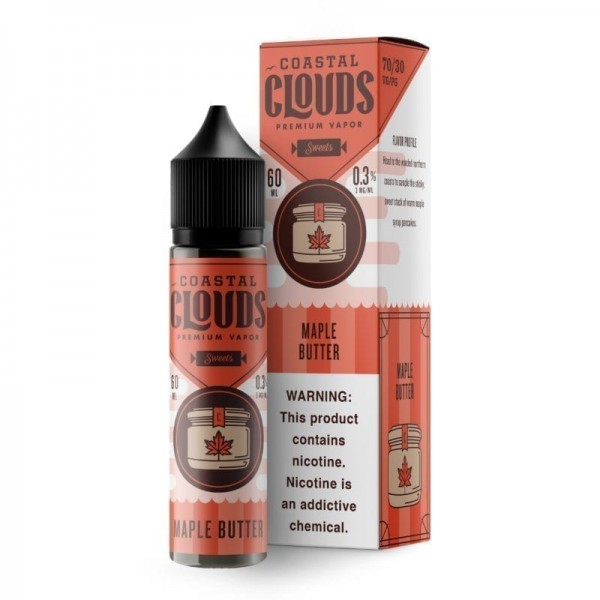 Coastal Clouds – Maple Butter 50ml (Shortfill)