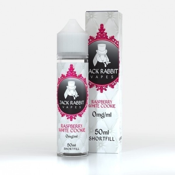 Jack Rabbit Vapes – Raspberry White Cookie (60ml)