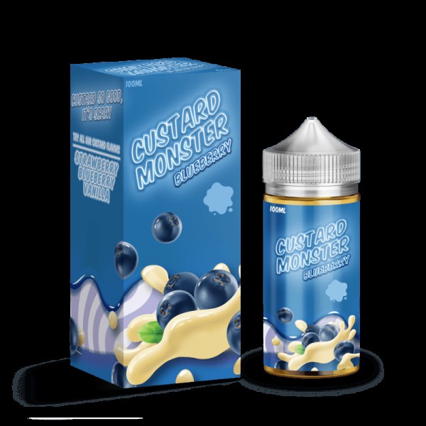 Custard Monster – Blueberry Custard 100ml