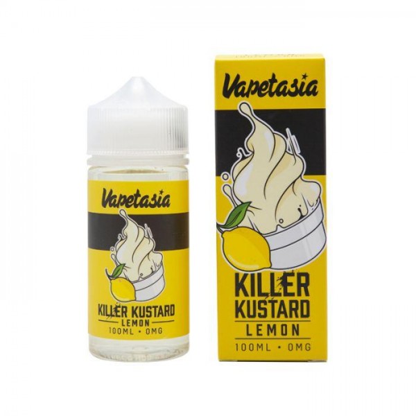 VAPETASIA – Killer Kustard Lemon 100ml 0mg