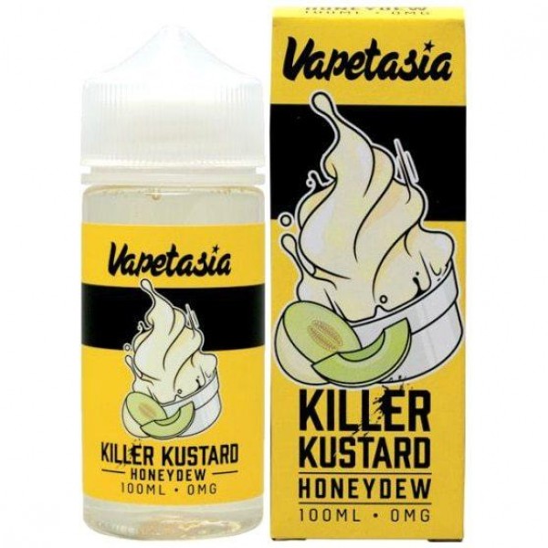 VAPETASIA – Killer Kustard Honeydew 100ml 0mg