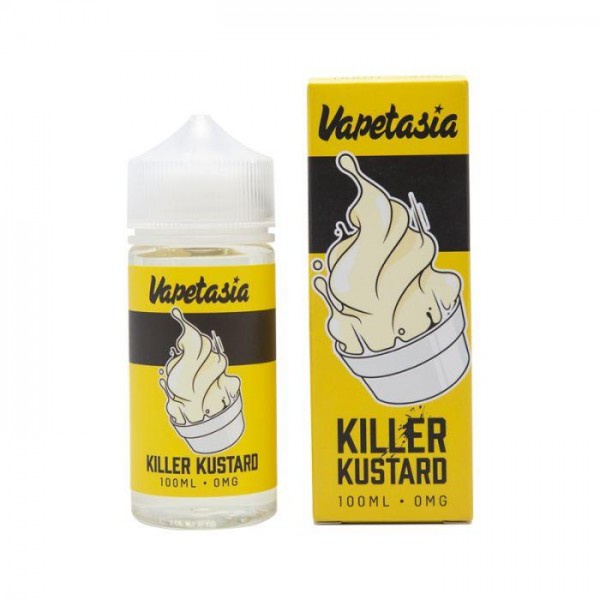 VAPETASIA – Killer Kustard 100ml 0mg