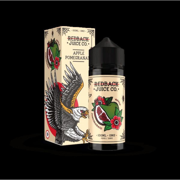 Redback Juice Co. – Apple & Pomegranate 100ml