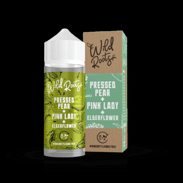 Wild Roots – Pressed Pear | Pink Lady | Elderflower 100ml