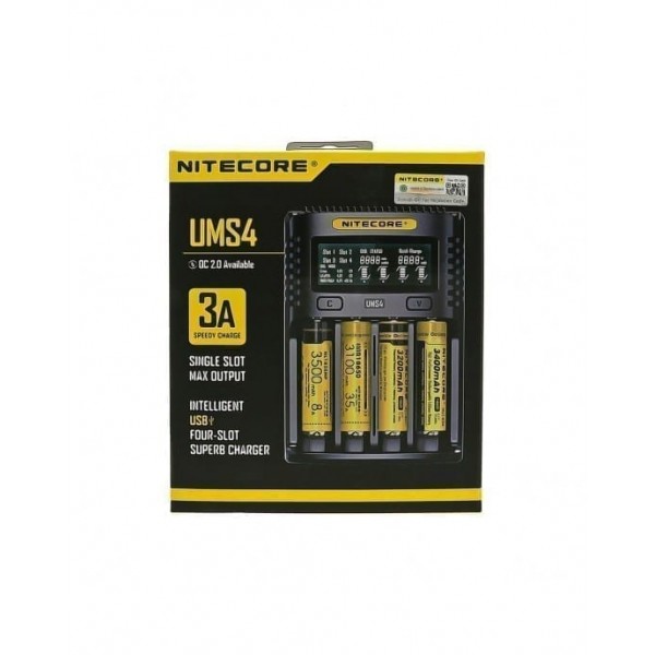 Nitecore – UMS4 3A USB Battery Charger